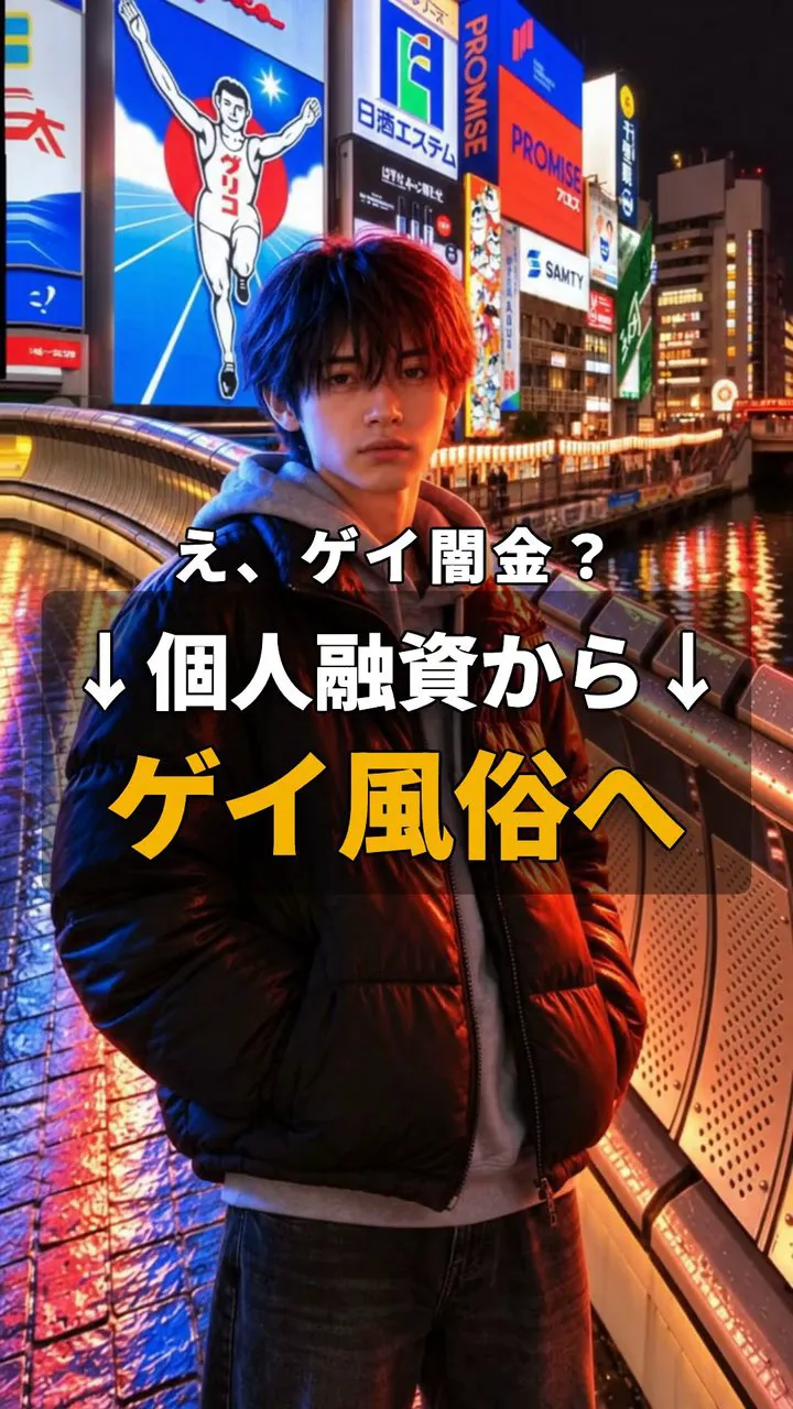 闇金体験談｜借りた相手はゲイ闇金？学校生活のために借りた個人融資がきっかけでゲイ風俗で働くことに（風俗店勤務・ハルト27歳）