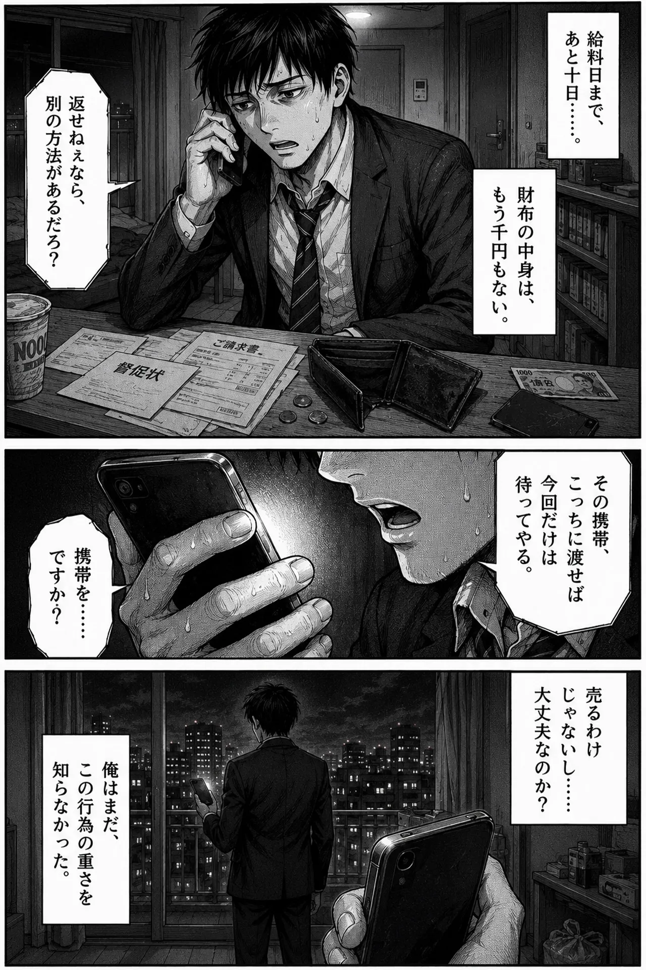 闇金 携帯 マンガ