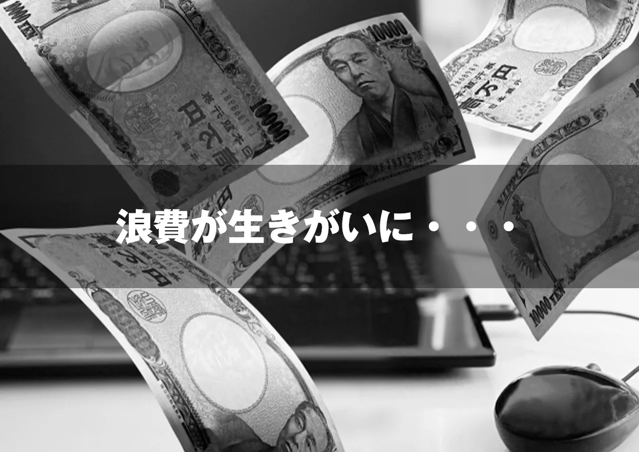 浪費が生きがいに・・・