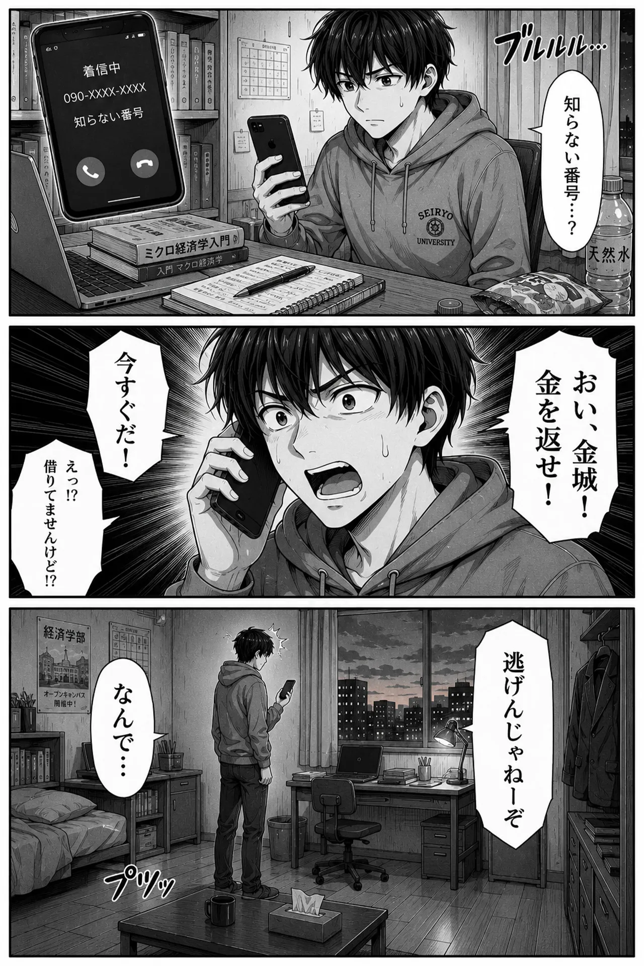 闇金 借りてない 嫌がらせ 漫画