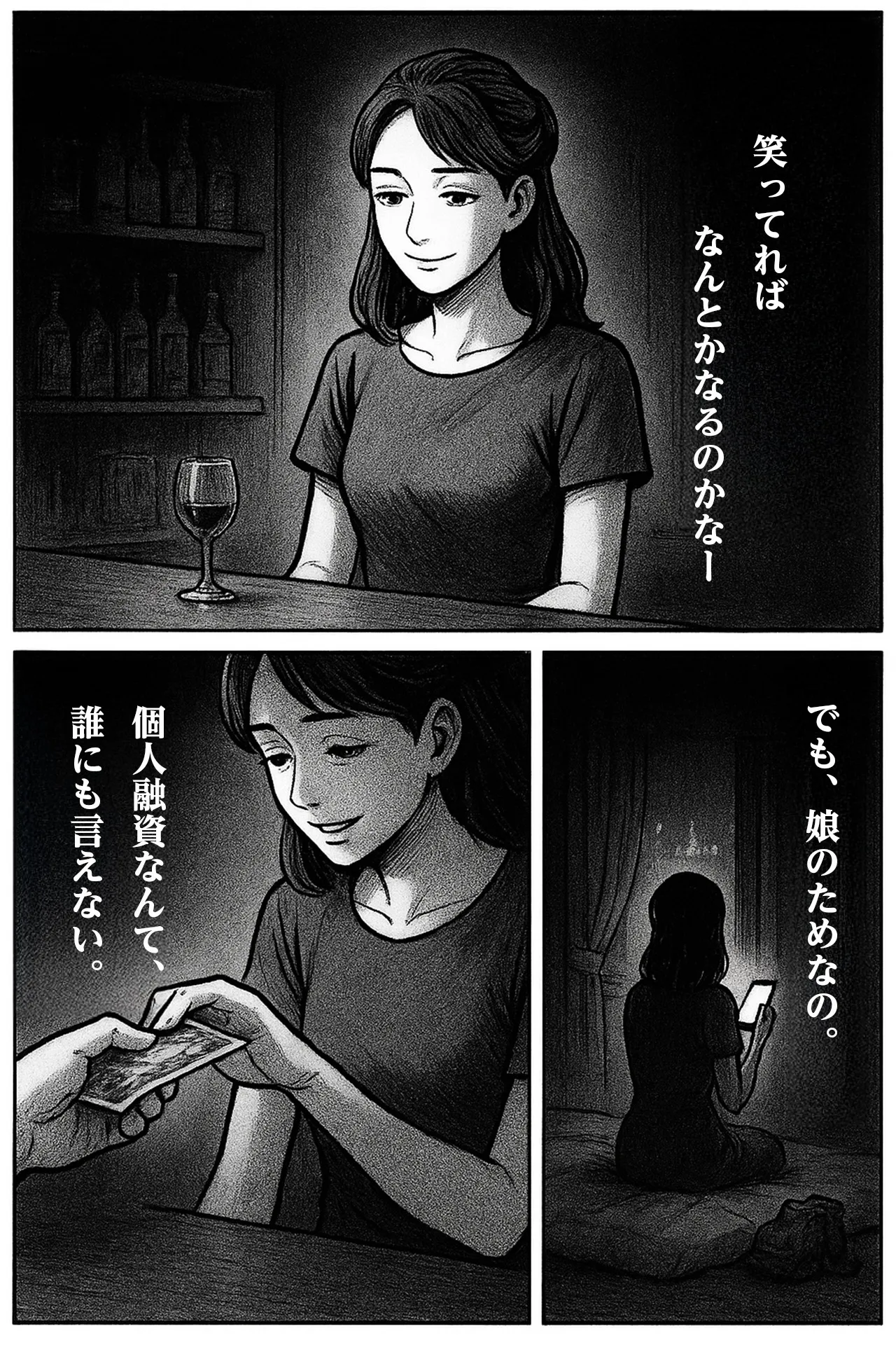 闇金 個人融資体験 マンガ