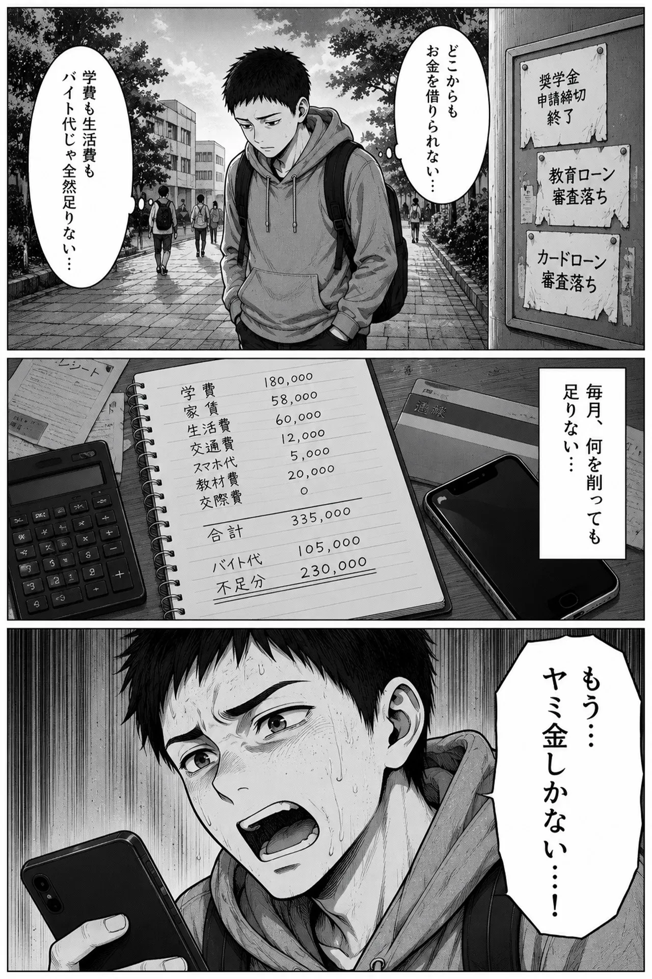 もうヤミ金しかない 漫画