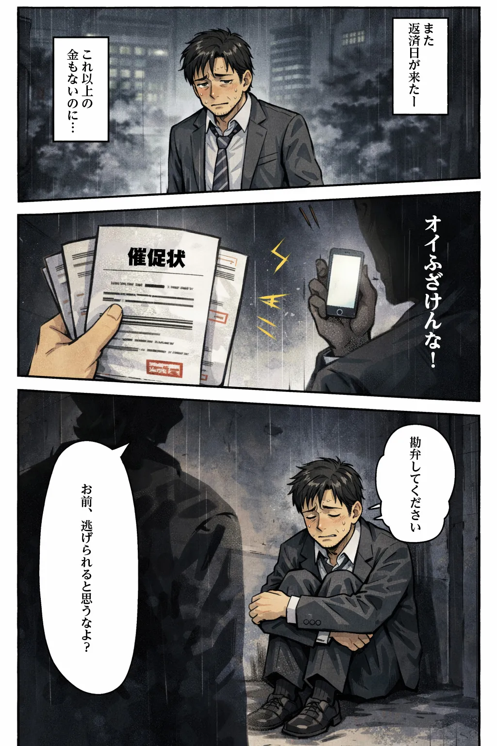 闇金 取り立て マンガ