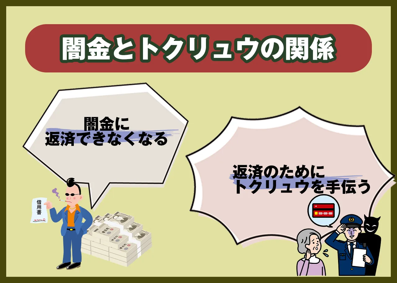 闇金とトクリュウの関係