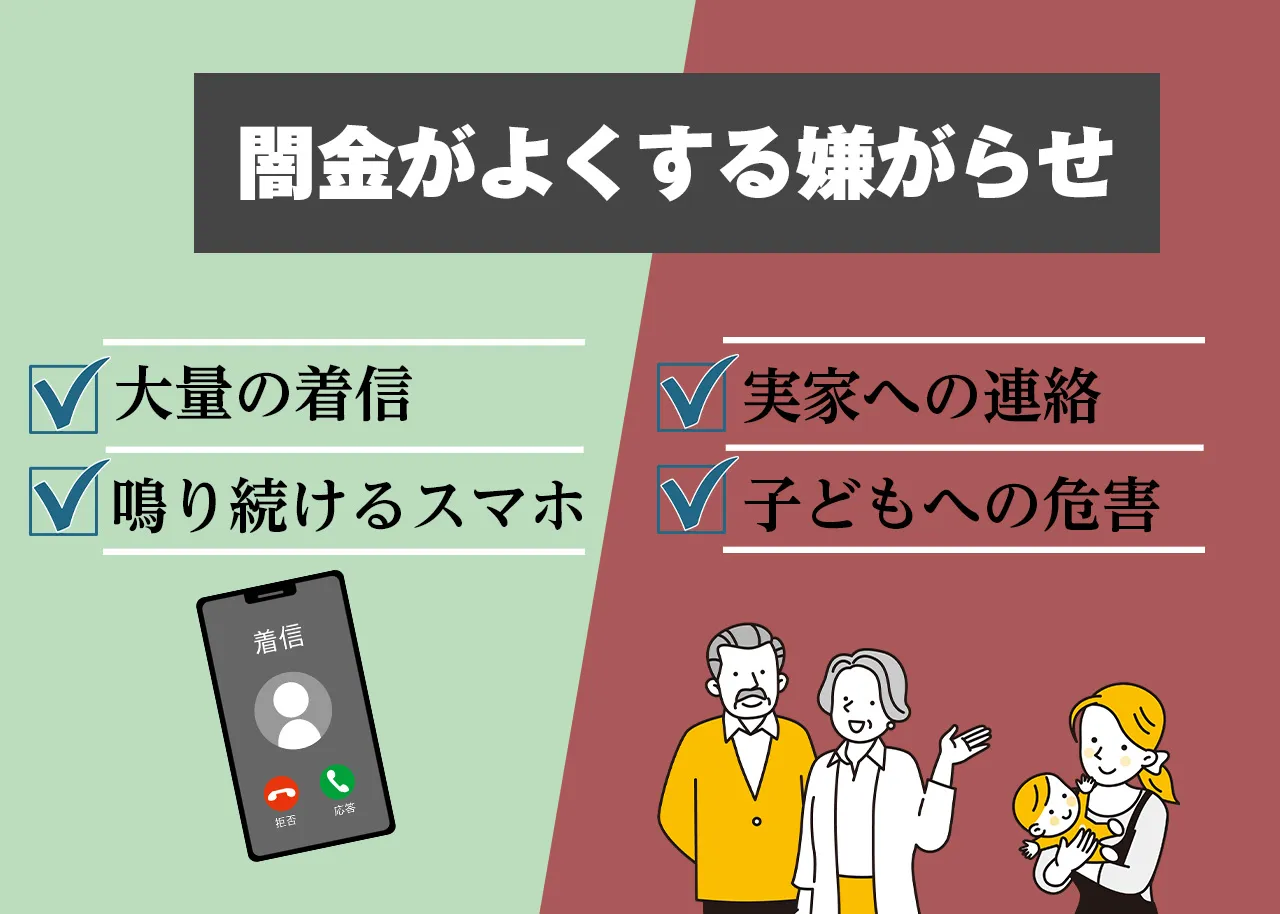 84a41d1d1df566d3f037bd716f4cc671 闇金がよくする嫌がらせは?
