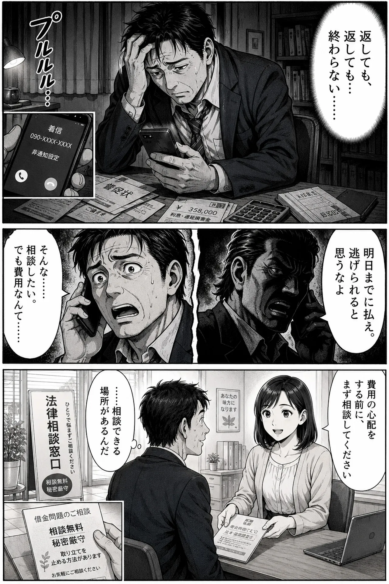 闇金 弁護士費用 払えない