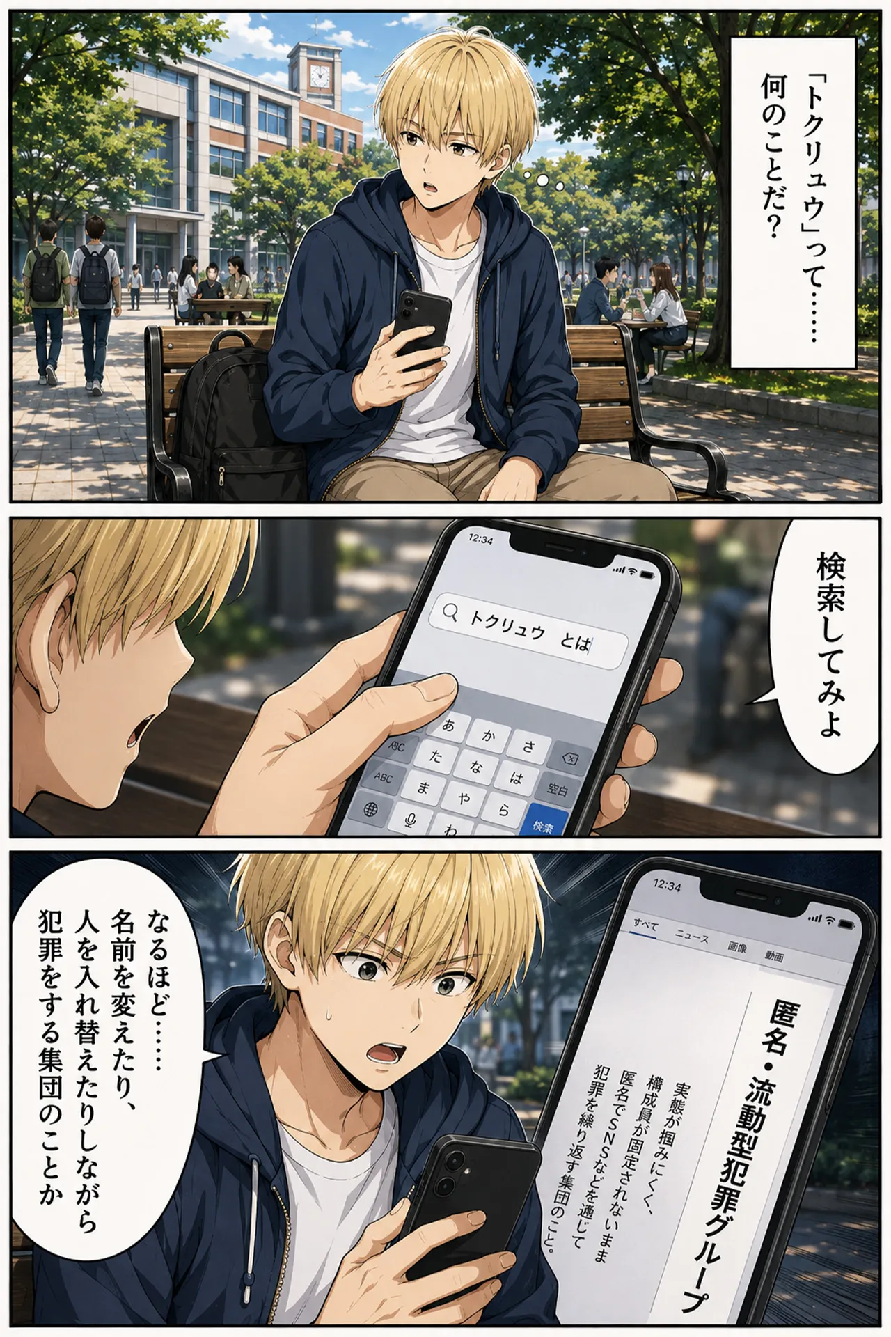 トクリュウ マンガ